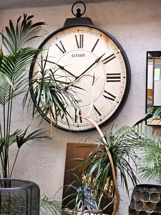 industrial clock from BohoPop