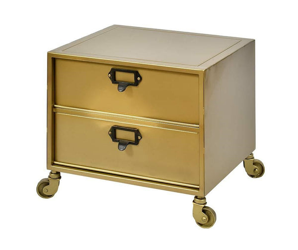 Belldeco Gold Line Metal Cabinet on Wheels