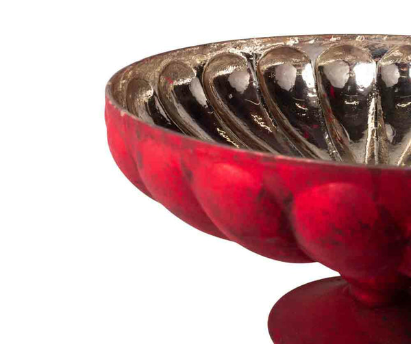 Bosco Patera vörös bársony - nagy tál