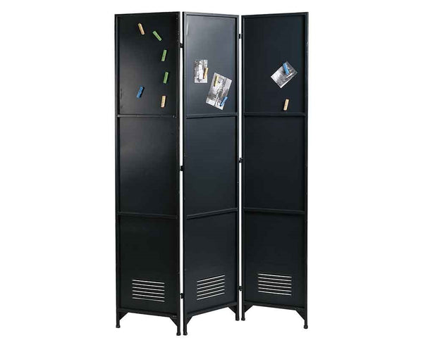 Black Metal Screen- Room Divider