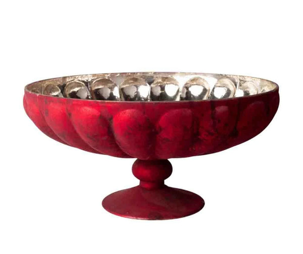Bosco Patera vörös bársony - nagy tál