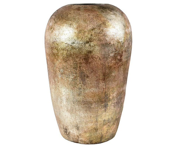 Modern arany nagy fém réz arany váza 68cm