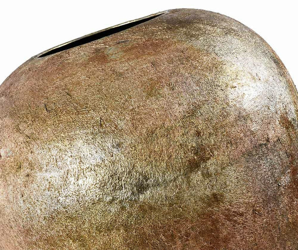 Modern arany nagy fém réz arany váza 68cm