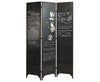 Black Metal Screen- Room Divider