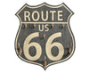 Route 66 Sign with Hangers
