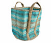 EcoEtno Decorative Jute Bag Turquoise