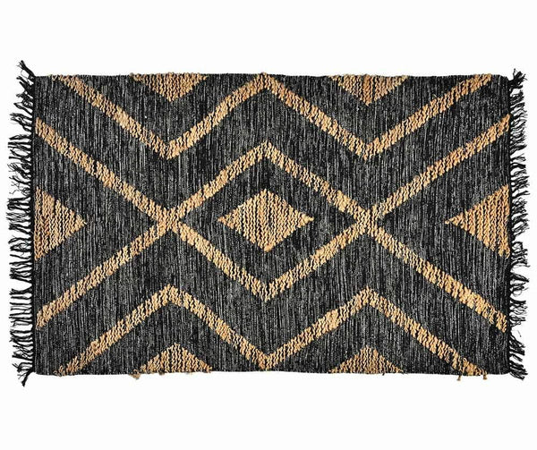 EcoEtno Barna juta és pamut szőnyeg 17B