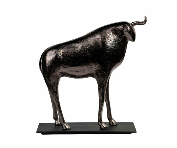Modern bölény fémszobor