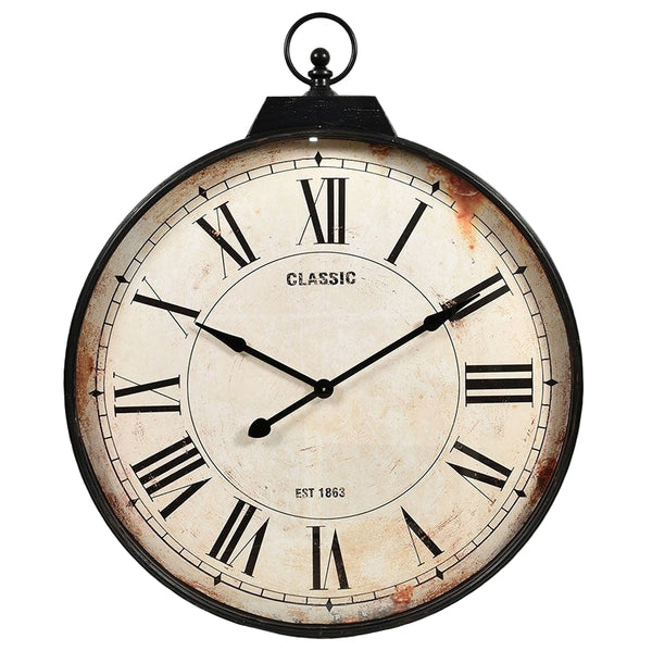 Klasszikus vintage óra, nagy, antikolt