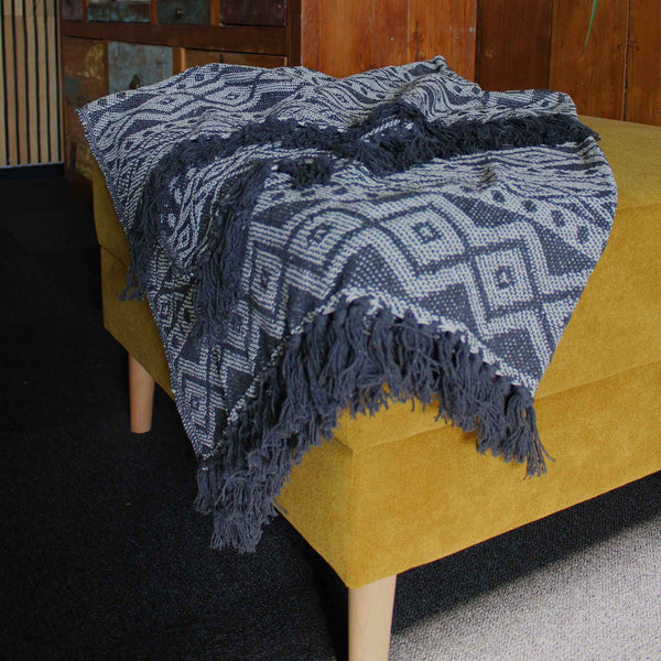 Boho Comfort takarók - 125x150cm - Szürke