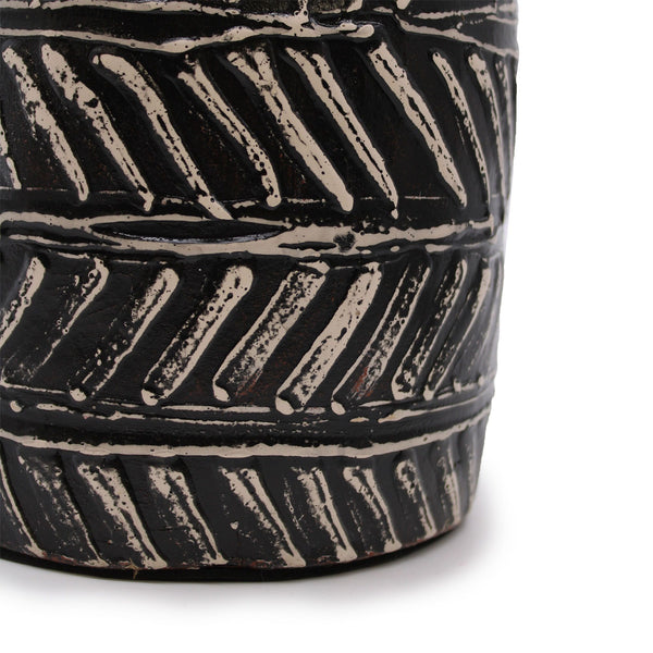 Görög kúpos váza - Csokoládé