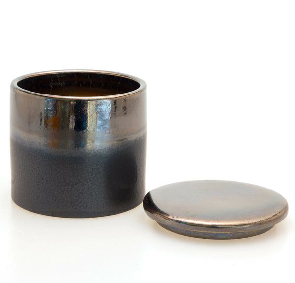 Kerámia üveg – Mystique bronz és fekete + tető