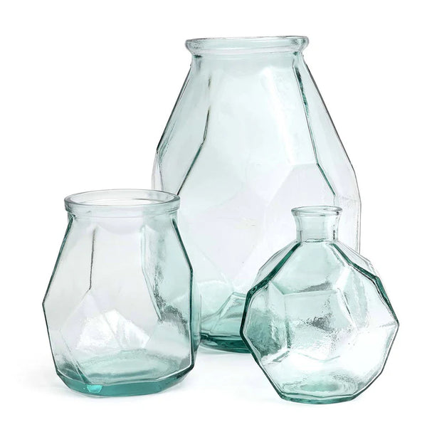 Bazar Bizar Hosszú Origami Váza - Kék