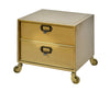 Belldeco Gold Line Metal Cabinet on Wheels