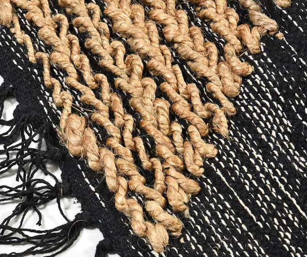 EcoEtno Barna juta és pamut szőnyeg 17B