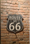 Route 66 Sign with Hangers