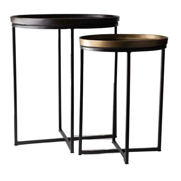 Modern Oval Table, set of 2