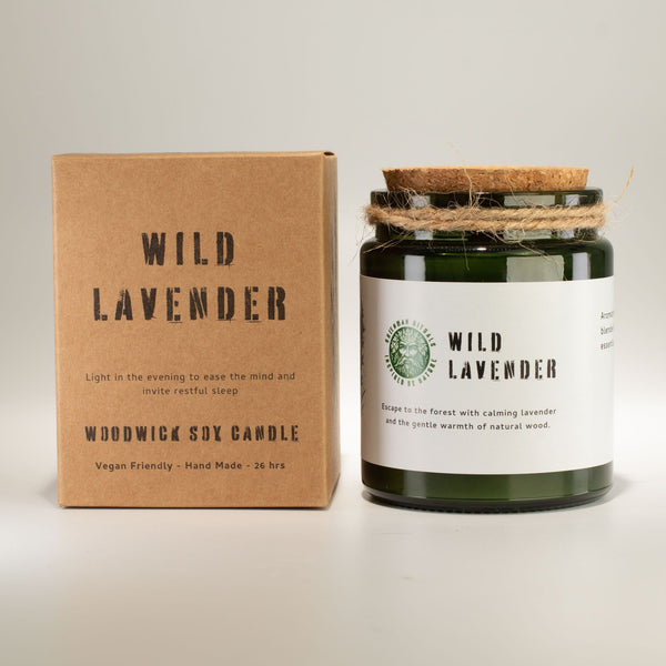 Wild Lavender – Ropogó fakanócos szójaviasz gyertya