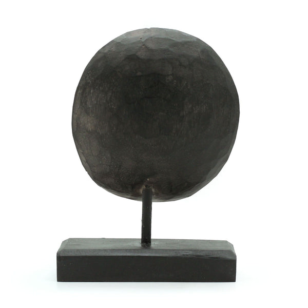 Timori törzsi díszmaszk - fekete 27x20cm