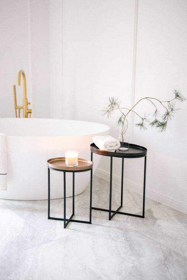 Modern Oval Table, set of 2